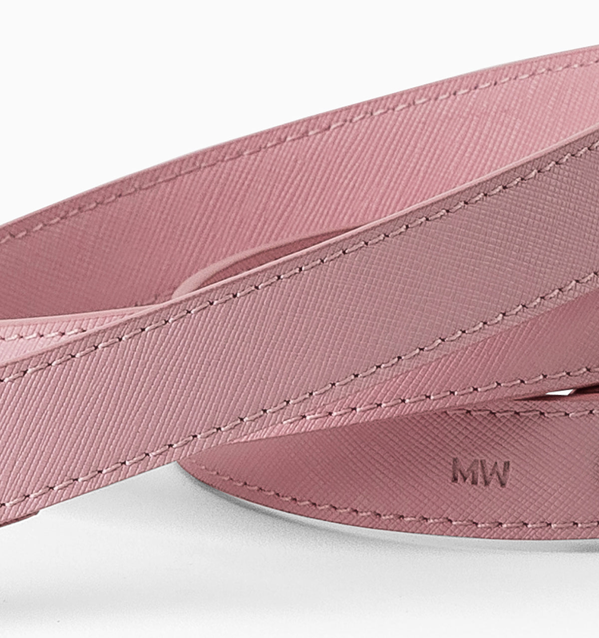 Soft Pink Standard Leather Dog Lead