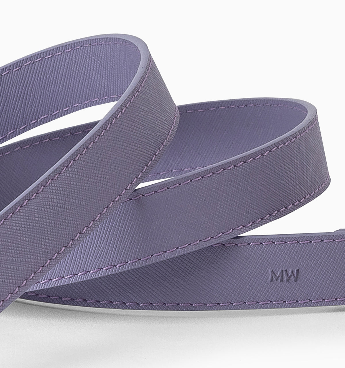 Lilac Standard Leather Dog Lead