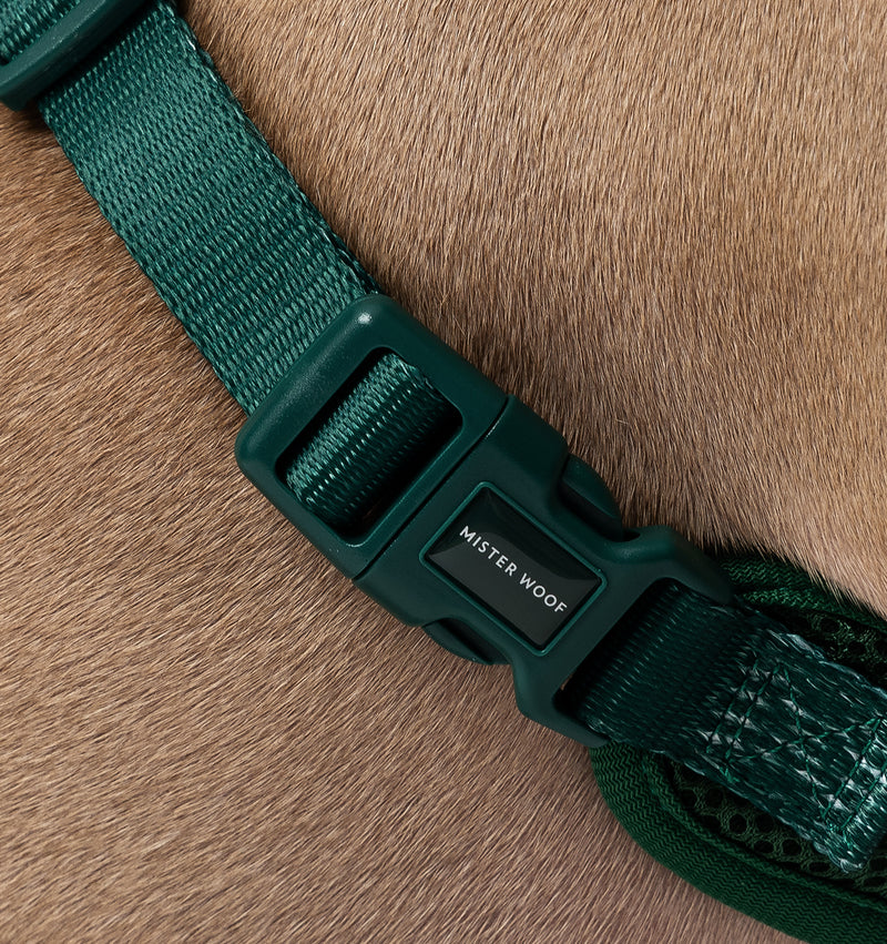 Deep Green Dog Harness