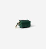 Hunter Green Leather Poop Bag Holder