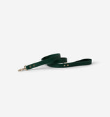 Hunter Green Standard Leather Dog Lead