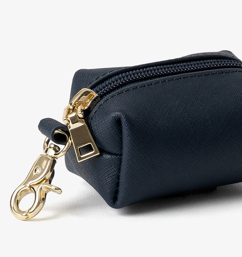 Royal Navy Leather Poop Bag Holder