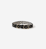 Polka Dot Leather Dog Collar