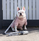 Snakeskin Print Leather Standard Dog Lead
