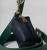 Hunter Green Standard Leather Dog Lead