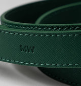 Hunter Green Standard Leather Dog Lead