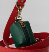 Red Leather Standard Dog Lead