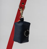 Red Leather Standard Dog Lead