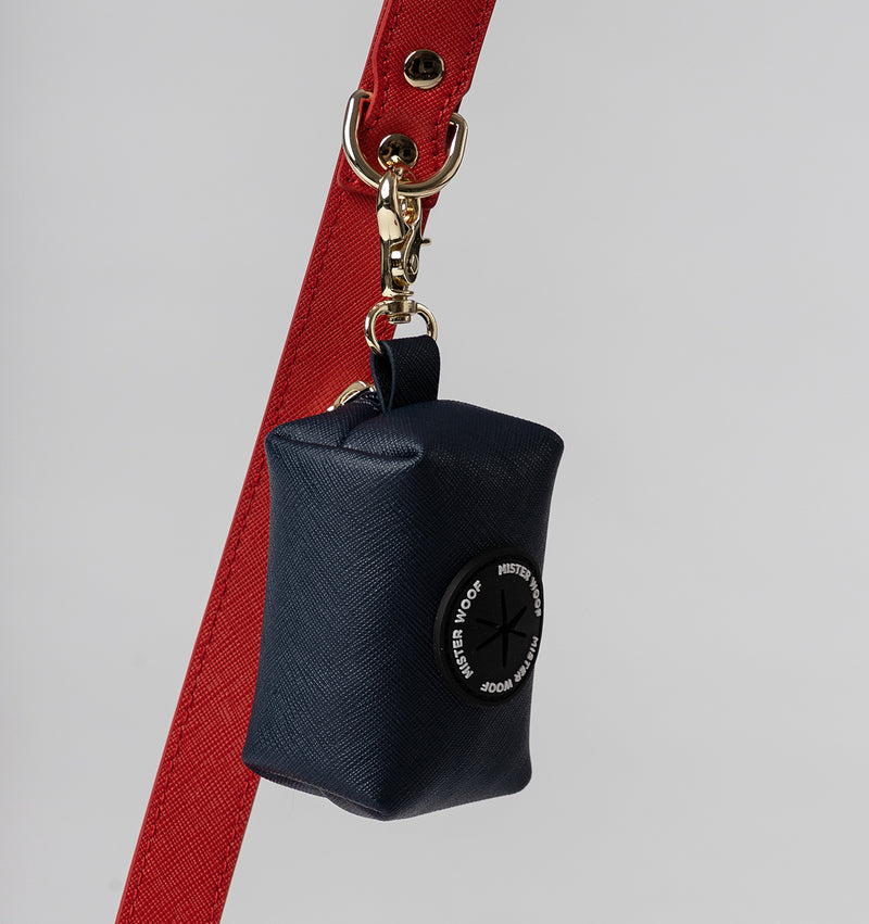 Red Leather Standard Dog Lead